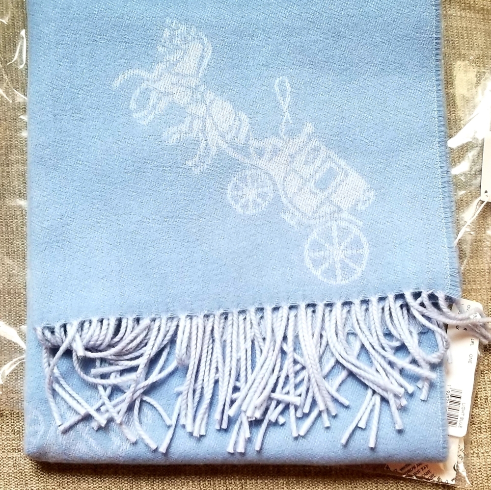 Coach Horse And Carriage Oversized Muffler Scarf
